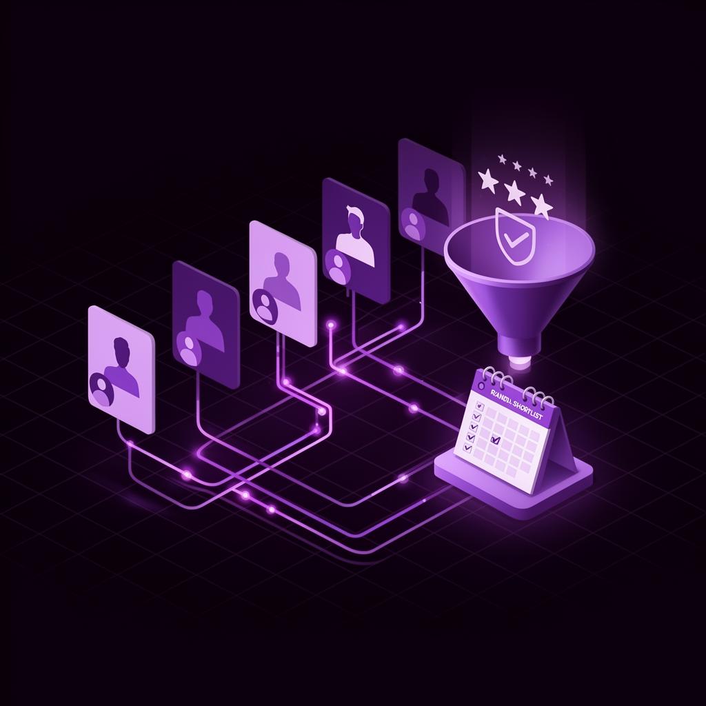 Recruitment automation illustration